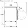 Bosch Series 6 WGG254Z0GB, Washing machine, front loader Thumbnail