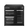 Belling RCA COOKCENTRE 90Ei 90cm Electric Induction Touch Range Cooker - Black Thumbnail
