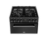 Belling MRA FARMHOUSE 60DF 60cm Dual Fuel Cooker - Black Thumbnail