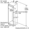 Bosch Series 4 GIN81VEE0G, Built-In Freezer - Fixed Hinge Thumbnail