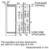 Siemens iQ 100 KI87VNSE0G, built-in fridge-freezer with freezer at bottom Thumbnail