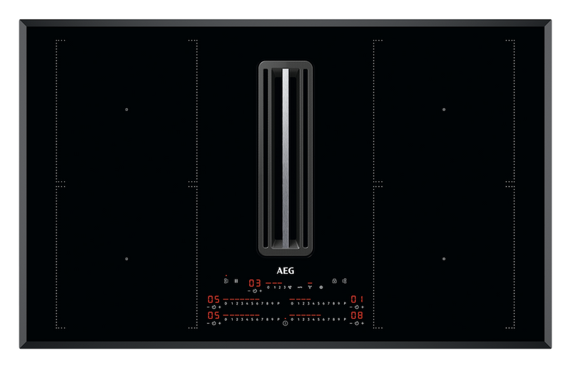 AEG CCE84751FB 83cm Recirculating Air Venting Flex Induction Hob