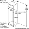 Siemens KI81RADD0G, built-in fridge Thumbnail