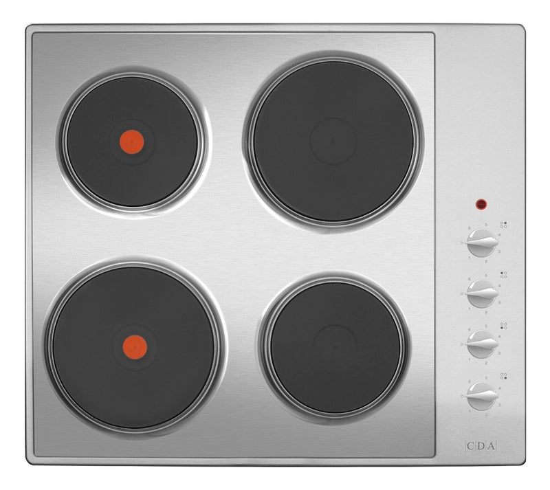 CDA HE6052SS Four Plate Electric Hob