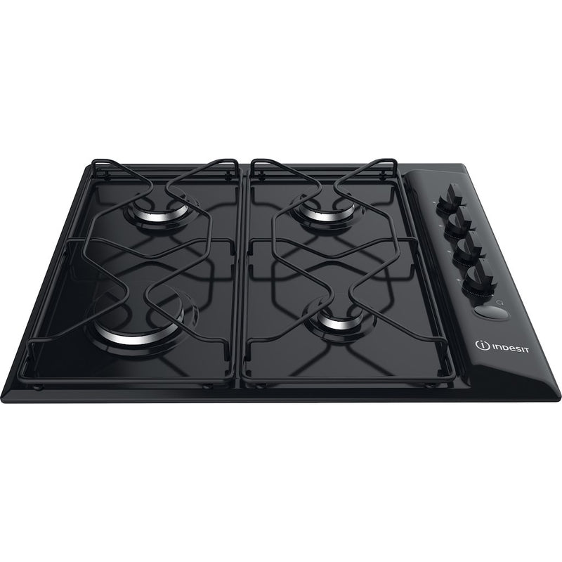 Indesit Aria PAA 642 IBK Gas Hob - Black (Discontinued)