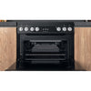 Hotpoint HDM67V9HCB/U Electric Double Cooker - Black Thumbnail