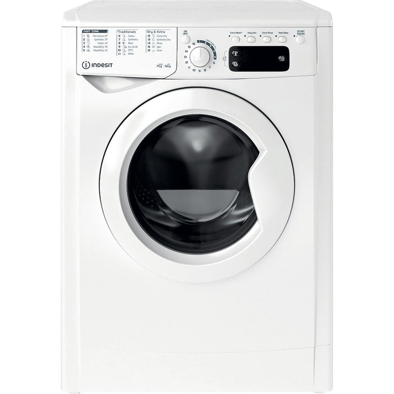 Indesit Freestanding washer dryer - EWDE 761483 W UK