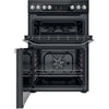 Hotpoint HDM67V9HCB/U Electric Double Cooker - Black Thumbnail